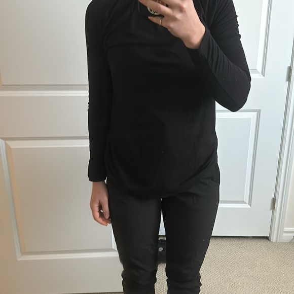 Joe Fresh Black Long Sleeve Shirt - Picture 2 of 6